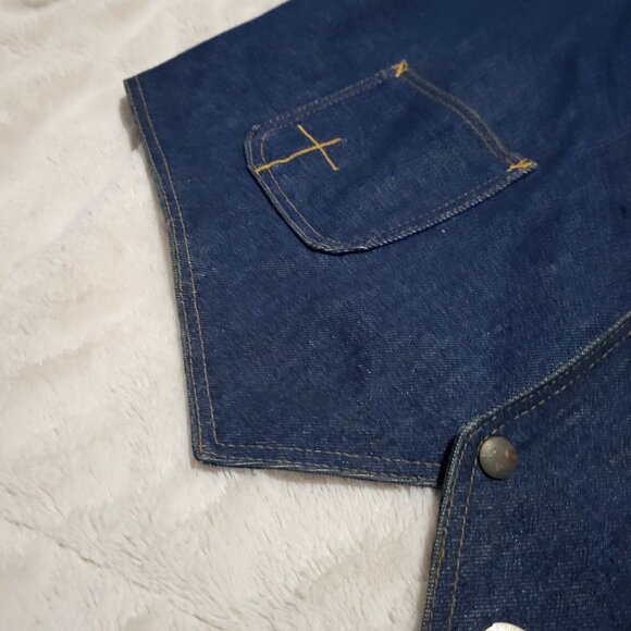 Christian Bikers Association Blue Denim Vest MC Abbotsford BC Canada Handmade - Picture 7 of 14